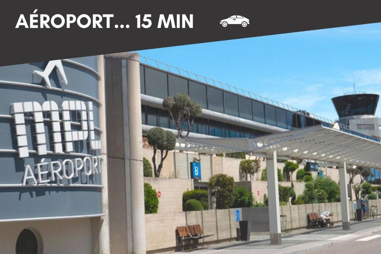 Nouveau - Jungle Montpeul - Clim - Wifi Fibre - Netflix - 5' Du Centre Et Gare - Parking - Loggia - 15' Des Plages モンペリエ エクステリア 写真